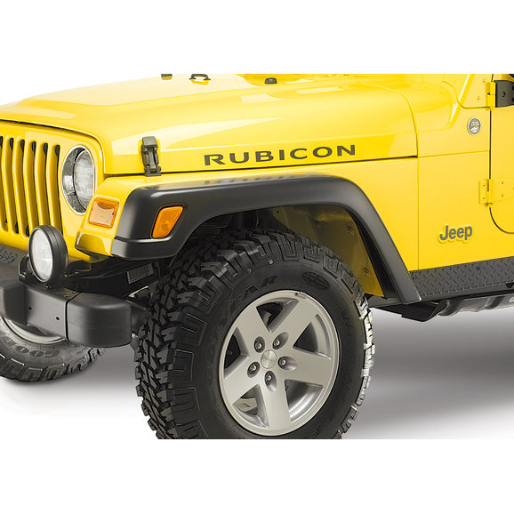 Mopar 82208136 Rubicon Extended Flares for 9706 Jeep Wrangler TJ