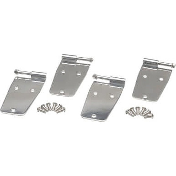 Kentrol Door Hinges Kentrol  Door Hinges for 76-93 Jeep CJ-7, CJ-8 Scrambler & Wrangler YJ with Full Steel Doors