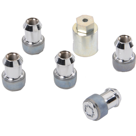 Mopar 82211405 5 Piece Factory Wheel Lock Kit Quadratec