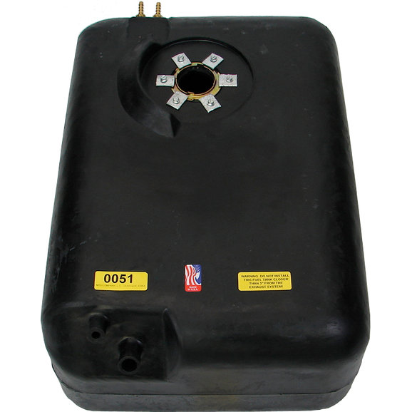 MTS Replacement 15 gallon Polyethylene Fuel Tank MTS 0051 Replacement 15 gallon Polyethylene Fuel Tank for 78-86 Jeep CJ-5, CJ-7 & CJ-8