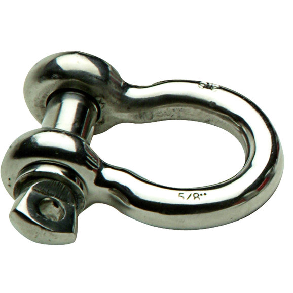 Crown Automotive 5/8" Stainless Steel D-Ring Crown Automotive RT33003 5/8" Stainless Steel D-Ring