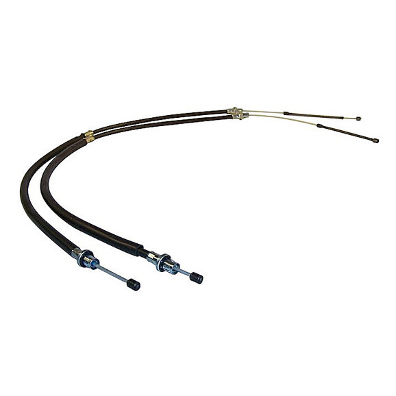 Crown Automotive Parking Brake Cable Set Crown Automotive 4762464 Parking Brake Cable Set for 92-96 Jeep Cherokee XJ