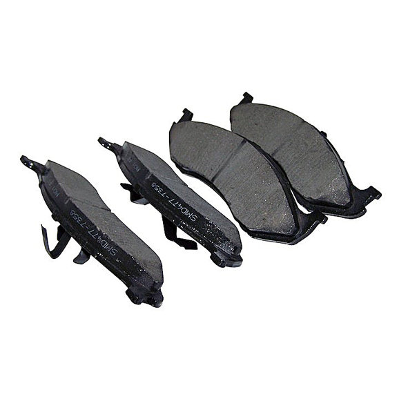 Crown Automotive Titanium Front Disc Brake Pad Set Crown Automotive 4778058TI Titanium Front Disc Brake Pad Set for 90-96 Jeep Cherokee XJ, 93-98 Grand Cherokee ZJ & 90-06 Wrangler YJ, TJ & Unlimited