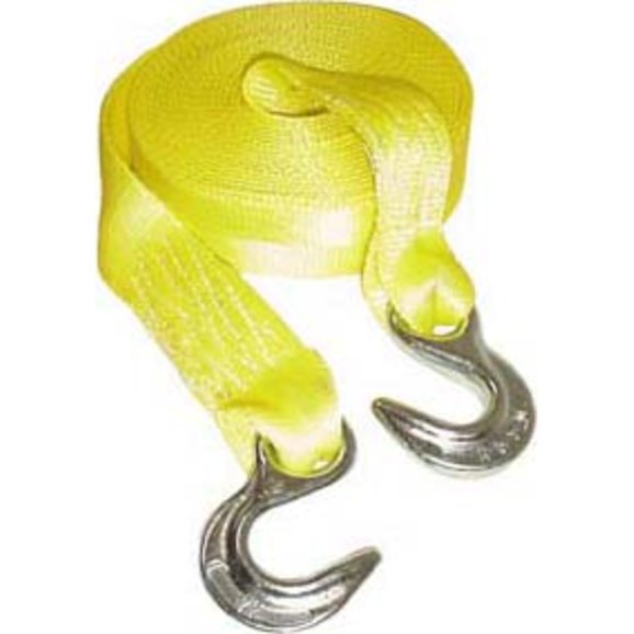 Keeper 02825 25' Long x 13/4" Wide Tow Strap with Hook Ends (12,000 lb
