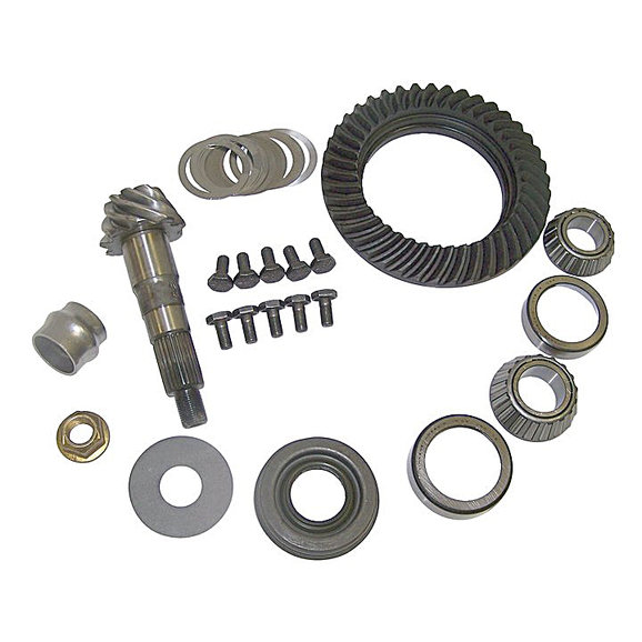 Crown Automotive Ring and Pinion Kit 4.56 Ratio Crown Automotive 5086617AA Ring and Pinion Kit 4.56 Ratio for 00-06 Jeep Wrangler TJ and Unlimited with Dana 30 Front Axle