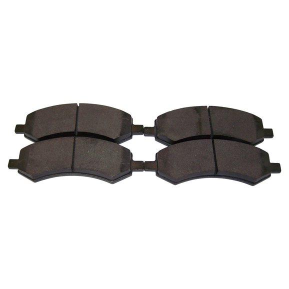 Crown Automotive Front Brake Pad Set Crown Automotive 5143350AC Front Brake Pad Set for 07-18 Jeep Wrangler JK with RT31046 Big Brake Kit