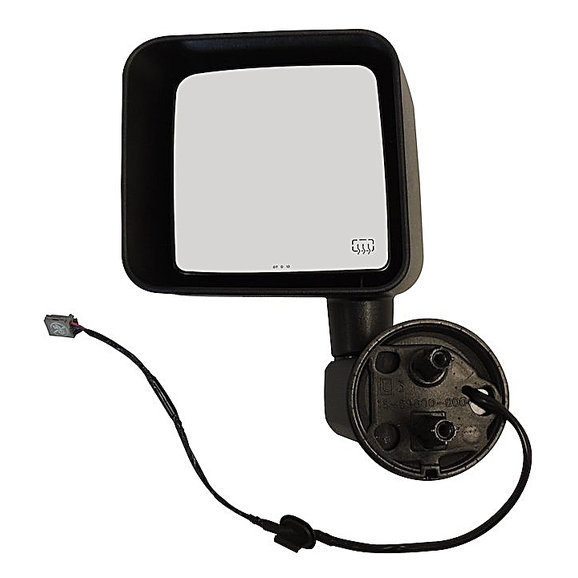 Crown Automotive Left Power Heated Mirror Crown Automotive 5182183AA Left Power Heated Mirror for 11-13 Jeep Wrangler JK (Export)