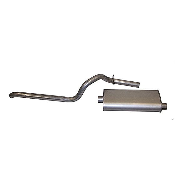 Crown Automotive Muffler & Tailpipe Crown Automotive 52018335 Muffler & Tailpipe for 84-98 Jeep Cherokee XJ with 2.5L or 4.0L Engine