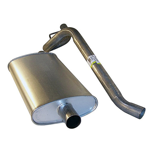 Crown Automotive Muffler & Tailpipe Crown Automotive 52019138 Muffler & Tailpipe for 93-95 Jeep Cherokee XJ with 2.5L or 4.0L Engine