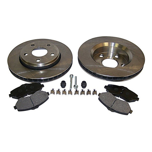 Crown Automotive Front Disc Brake Service Kit  Crown Automotive 52060137K Front Disc Brake Service Kit  for 07-18 Jeep Wrangler JK