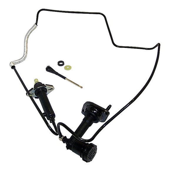 Crown Automotive Clutch Master Cylinder, Slave Cylinder and Hose Kit Crown Automotive 52107653AC Clutch Master Cylinder, Slave Cylinder and Hose Kit for 00-02 Jeep Wrangler TJ with RHD
