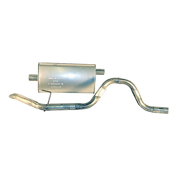 Crown Automotive Muffler & Tailpipe Crown Automotive 52018162 Muffler & Tailpipe for 93-95 Jeep Grand Cherokee with 4.0L Engine