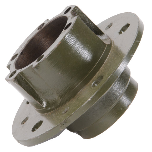 Crown Automotive Front Hub Assembly Crown Automotive J0909548 Front Hub Assembly for 46-64 Jeep CJ & MB w/out Studs