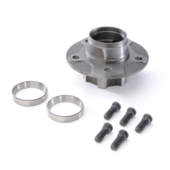 Crown Automotive Front Hub Crown Automotive J8136650 Front Hub for 55-76 Jeep CJ Using 1 5/8" Bearings