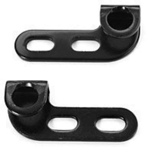 Bestop Vertical Rod Bracket Kit Bestop 396.17 Vertical Rod Bracket Kit for 41-95 Jeep CJ-2A, CJ-3A, CJ-5, CJ-7, CJ-8 Scrambler & Wrangler YJ