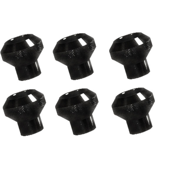 OMIX 6 pc. Stainless Steel Interior Knob Set OMIX 6 pc. Stainless Steel Interior Knob Set for 76-86 Jeep CJ