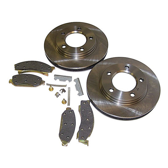 Crown Automotive Front Disc Brake Service Kit Crown Automotive 5356183RK Front Disc Brake Service Kit for 76-78 Jeep CJ-5 and CJ-7