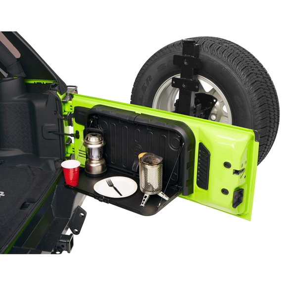 Bestop Roughrider Tailgate Shelf  Bestop 54140-01 Roughrider Tailgate Shelf  for 07-18 Jeep Wrangler JK