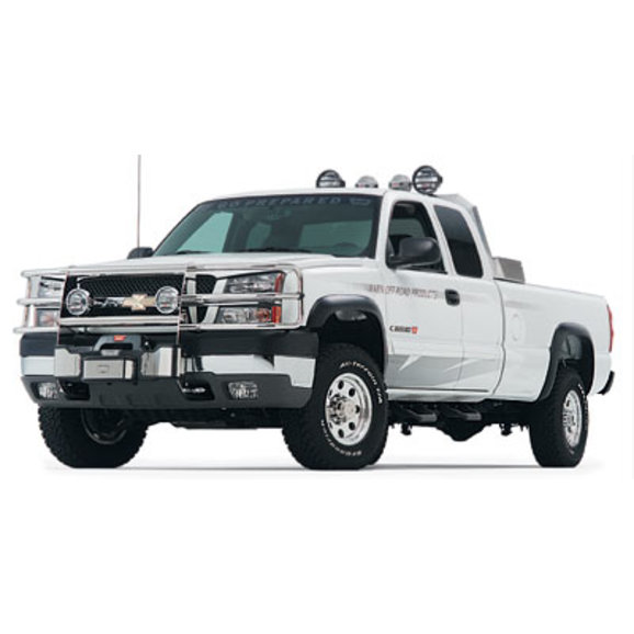 WARN 84790 Gen II Trans4mer Short Grille Guard - Stainless Steel, For Truck Winch Mounting - View #7