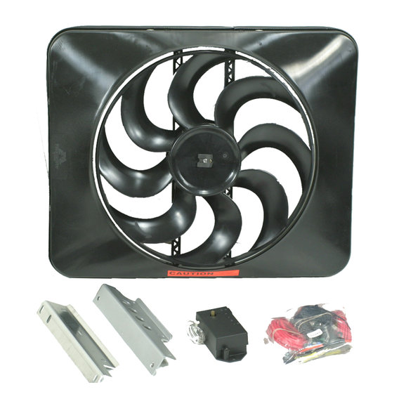 Flexalite 485 Electric Cooling Fan for 8706 Jeep Wrangler YJ, TJ