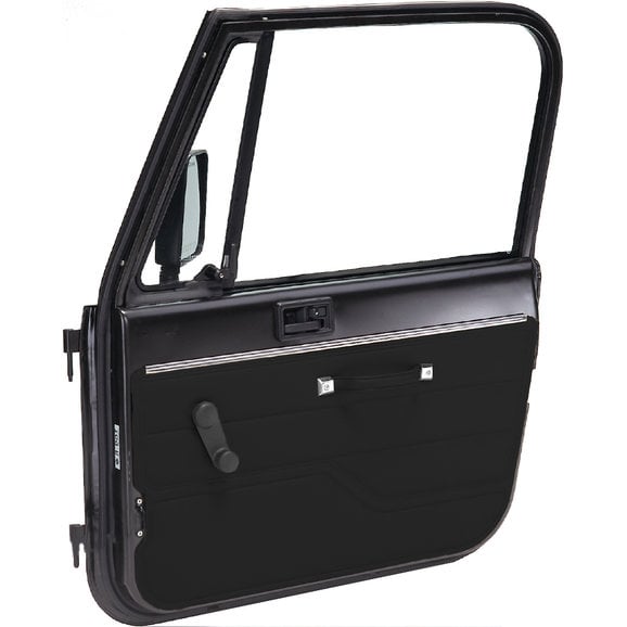 Seatz Manufacturing Interior Door Panel in Cinder Seatz Manufacturing 78680R-20V Interior Door Panel in Cinder for 82-95 Jeep CJ & Wrangler YJ Passenger Side Full Steel Door