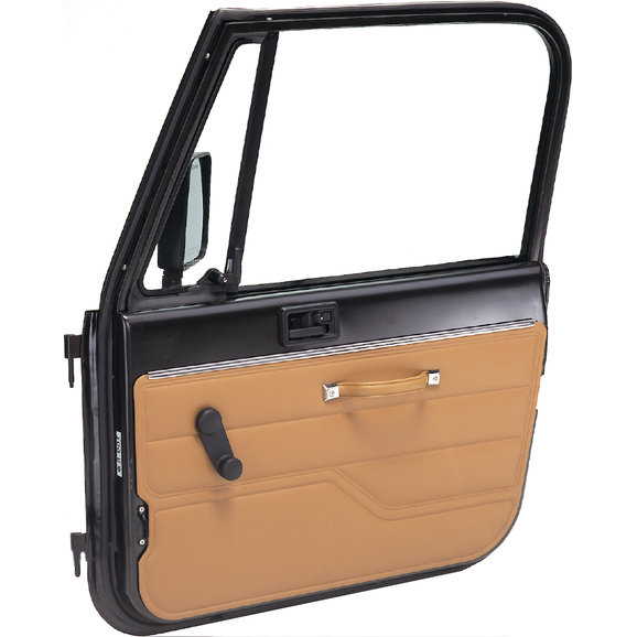 Seatz Manufacturing Passenger Side Interior Door Panel in Spice Seatz Manufacturing 78680R-43V Passenger Side Interior Door Panel in Spice for 82-95 Jeep CJ & Wrangler YJ with Full Steel Doors