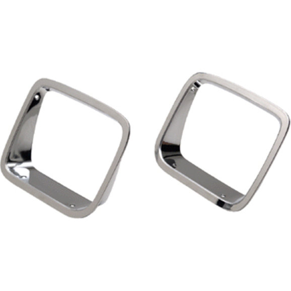 nonnonさま Kentrol 30536 Stainless Steel Headlight Bezels for 87-95
