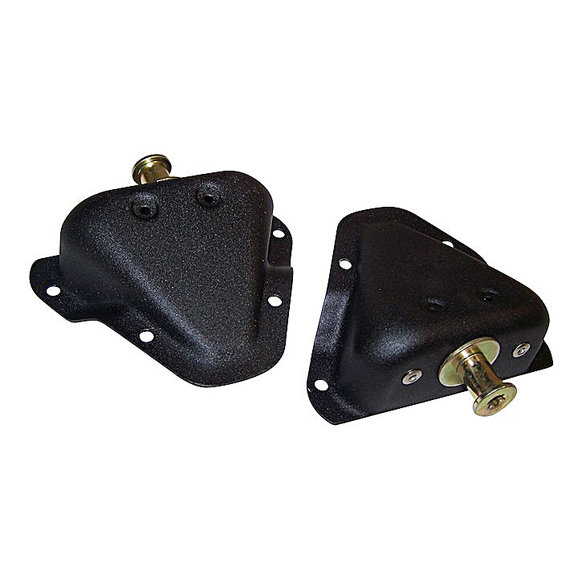 Crown Automotive Door Striker Kit Crown Automotive 550294545K Door Striker Kit for 81-95 Jeep CJ and Wrangler YJ with Paddle Style Door Handles