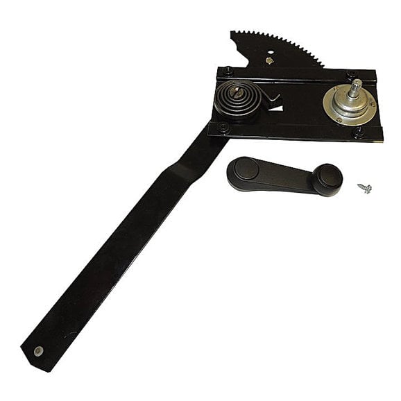 Crown Automotive Driver Side Window Regulator Kit Crown Automotive 55074991K Driver Side Window Regulator Kit for 76-95 Jeep Wrangler CJ and YJ with Full Steel Doors