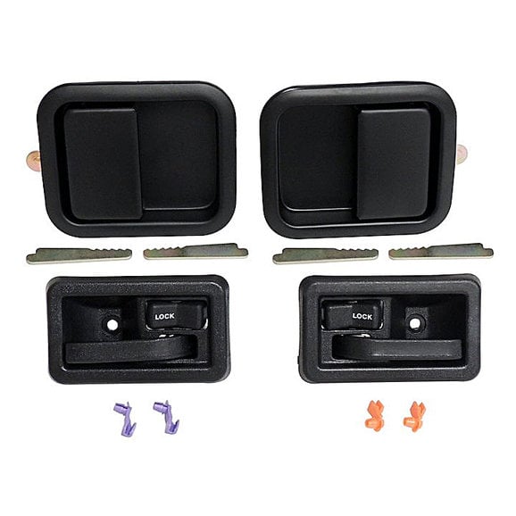 Crown Automotive  Door Handle Master Kit for 81-06 CJ Series, YJ Wrangler and TJ and Unlimited with Full Steel Doors