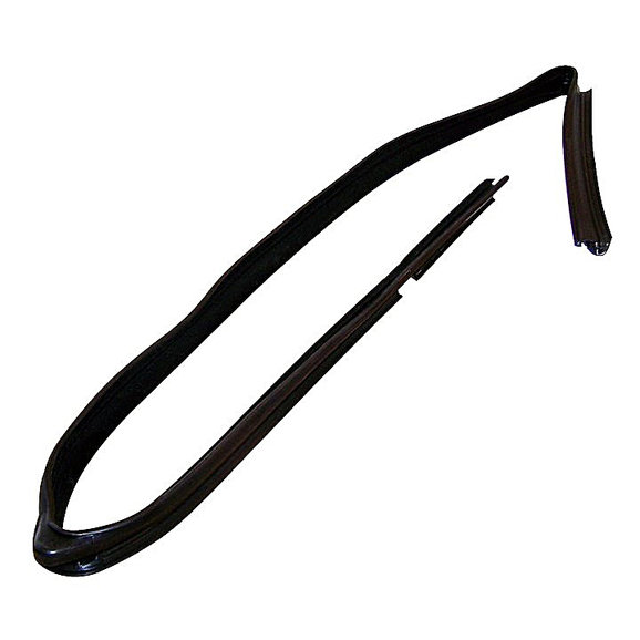 Crown Automotive Passenger Side Front Door Glass Seal Crown Automotive 55136024AG Passenger Side Front Door Glass Seal for 99-04 Jeep Grand Cherokee WJ