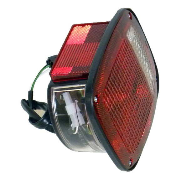 Crown Automotive Driver Side Tail Light  Crown Automotive 56002135 Driver Side Tail Light  for 87-90 Jeep Wrangler YJ