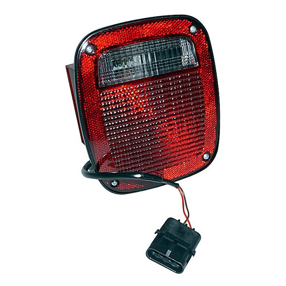 Crown Automotive Driver Side Tail Light  Crown Automotive 56016721 Driver Side Tail Light  for 91-97 Jeep Wrangler YJ and TJ