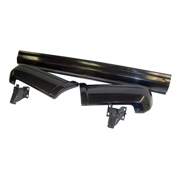 Crown Automotive Rear Bumper Kit in Black Crown Automotive 5EE84TZZAGK Rear Bumper Kit in Black for 97-01 Jeep Cherokee XJ