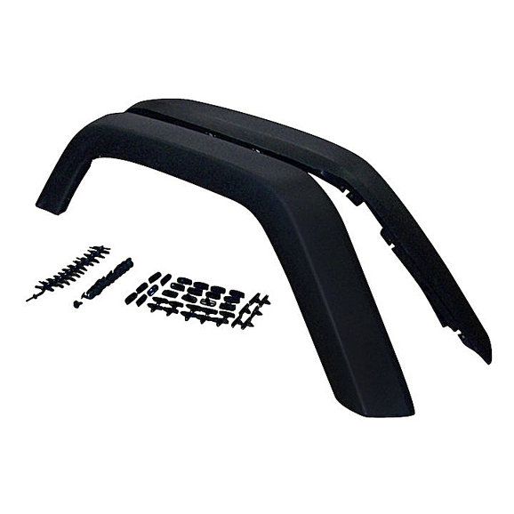 Crown Automotive Rear Fender Flare Set  Crown Automotive 5KFKRR Rear Fender Flare Set  for 07-18 Jeep Wrangler JK