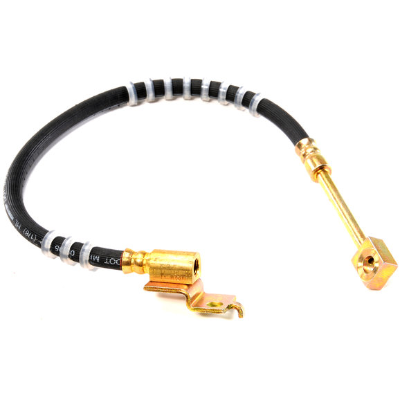 Crown Automotive Front Driver Side Brake Hose Crown Automotive 52002849 Front Driver Side Brake Hose for 87-89 Jeep Wrangler YJ