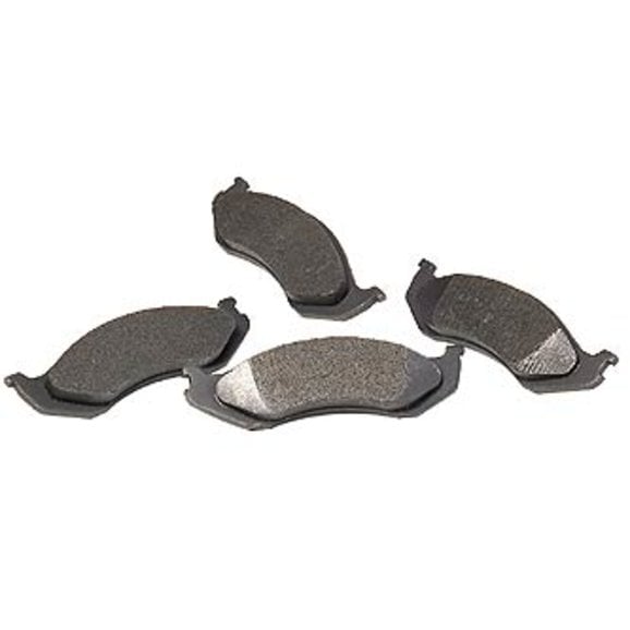 Crown Automotive Semi-Metallic Front Disc Brake Pad Set Crown Automotive J8131785 Semi-Metallic Front Disc Brake Pad Set for 78-81 Jeep CJ with Two Bolt Caliper Plate