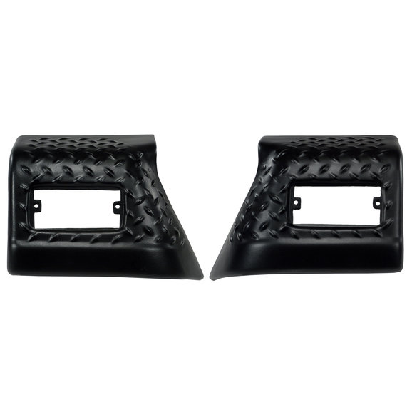 Rugged Ridge Front Fender Guards Rugged Ridge 11650.20 Front Fender Guards for 97-06 Jeep Wrangler TJ & Unlimited