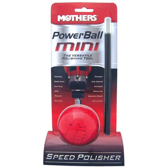 Mothers PowerBall Mini Polisher Mothers 05141 PowerBall Mini Polisher with 10" Extension