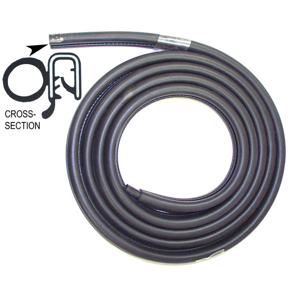 Crown Automotive Front or Rear Door Weatherstrip Crown Automotive 55015782 Front or Rear Door Weatherstrip for 84-96 Jeep Cherokee XJ