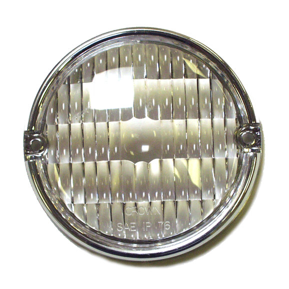 Crown Automotive Front Parking Lamp Lens Crown Automotive J8127449 Front Parking Lamp Lens for 76-86 Jeep CJ Series