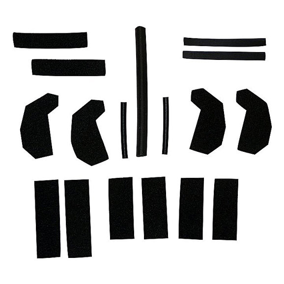 Crown Automotive Hardtop Seal Kit Crown Automotive 68026937AB Hardtop Seal Kit for 11-18 Jeep Wrangler JK