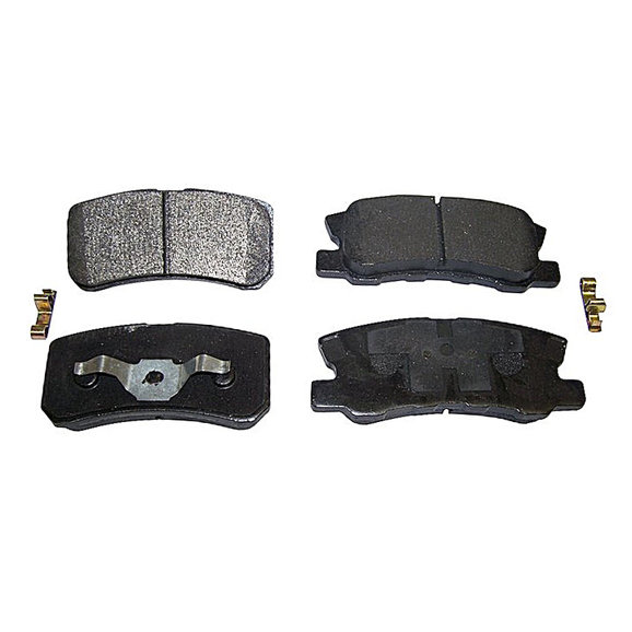 Crown Automotive Rear Brake Pad Set Crown Automotive 68028671AA Rear Brake Pad Set for 07-17 Jeep Compass and Patriot MK