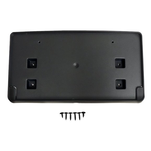 Crown Automotive Front License Plate Bracket Kit Crown Automotive 68295610AA Front License Plate Bracket Kit for 18-20 Jeep Wrangler JL & Gladiator JT with Steel Bumper
