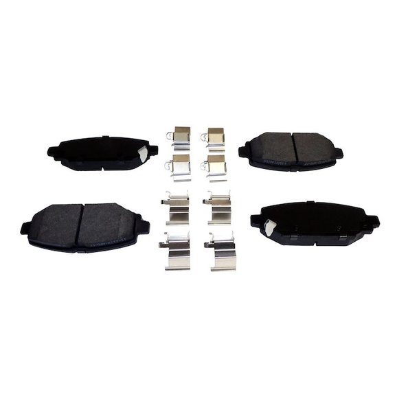 Crown Automotive Rear Brake Pad Set Crown Automotive 68385238AA Rear Brake Pad Set for 18-20 Jeep Wrangler JL