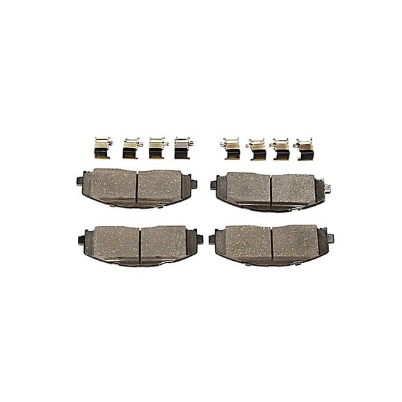 Mopar Front Disc Brake Pad Set Mopar 68409860AA Front Disc Brake Pad Set for 18-19 Jeep Wrangler JL with Standard Brakes