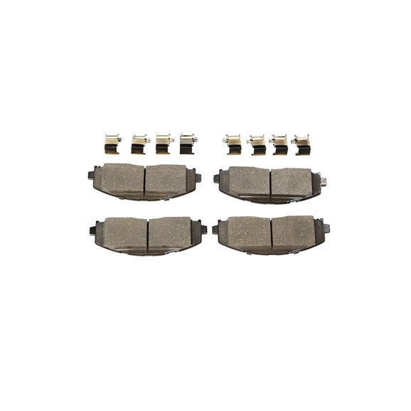 Mopar Front Disc Brake Pad Set Mopar 68456066AB Front Disc Brake Pad Set for 18-24 Jeep Wrangler JL & Gladiator JT with Heavy Duty Brakes