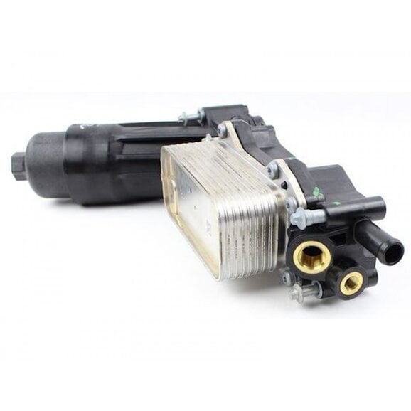 Mopar Oil Filter and Cooler Adapter Assembly Mopar 68596317AB Oil Filter and Cooler Adapter Assembly for 14-16 Jeep Wrangler JK; 14-16 Grand Cherokee WK and 14-16 Cherokee KL