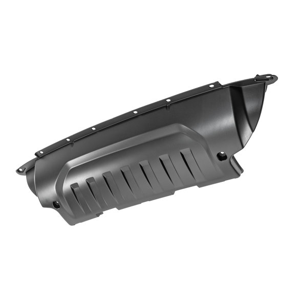 Mopar Front Air Dam Mopar 6BU42RXFAB Front Air Dam for 18-20 Jeep Wrangler JL & Gladiator JT with Plastic Bumper