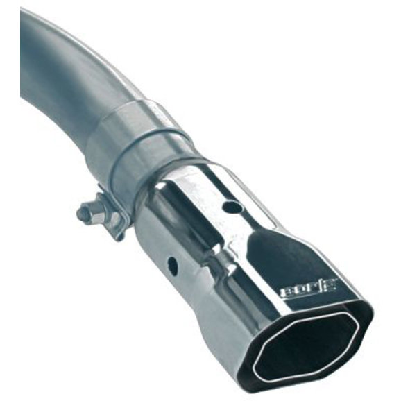 Borla Single Square Angle-Cut Intercooled Polished Tip Borla 20132 Single Square Angle-Cut Intercooled Polished Tip